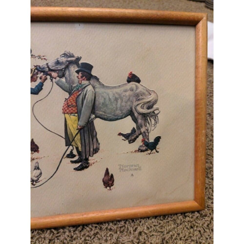 Norman Rockwell Salesman Horsetrader Art Print - Picture 5 of 12